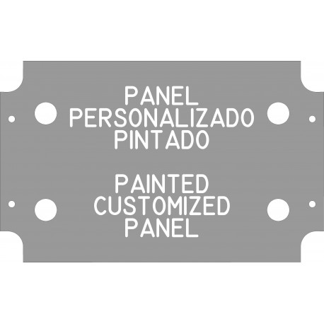 Transparent painted panel (thickness 5 mm)