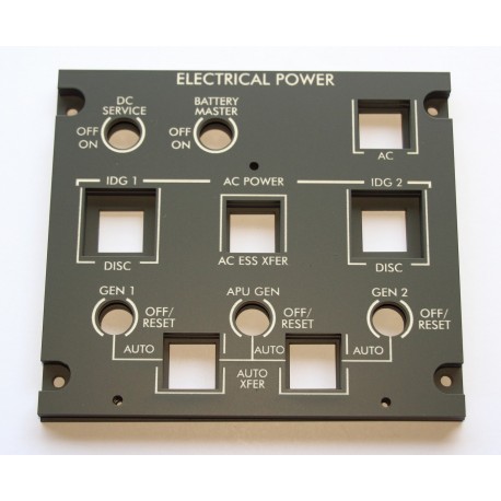 CRJ700 Panel eléctrico