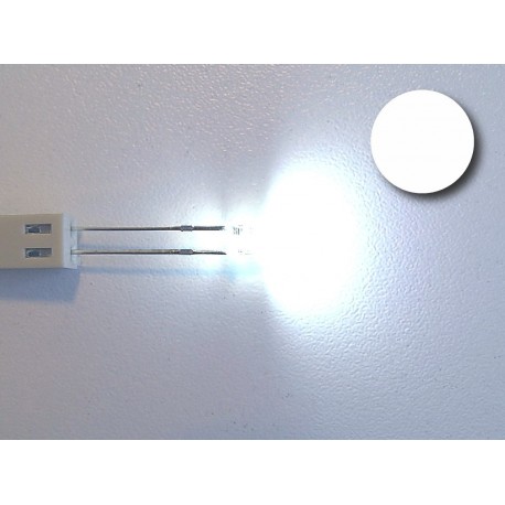 Led cilindrico blanco (alto brillo)