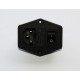 Power socket with fuse