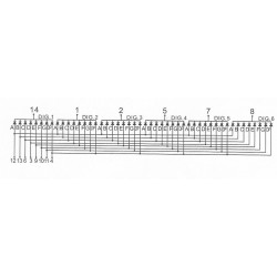 Set of 6 7-segments display