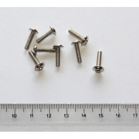  M3x12 button head bolts