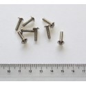 M3x12 button head bolts (silver)