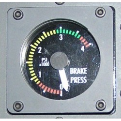 Pegatina para instrumento de presión de frenos