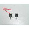 Tactile switch (6x6 mm) with warm white led