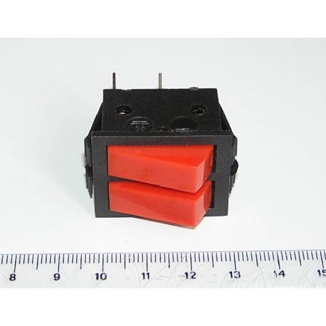 Interruptor basculante (doble)