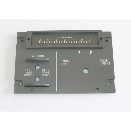 B737 Panel de trimado de alerones y timón