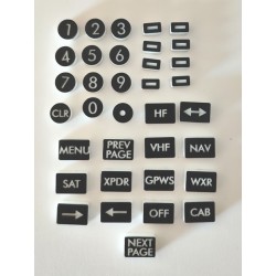 B787 Radio control panel