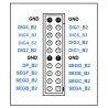 Circuito impreso para set de 6 displays