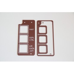 B777 Front buttons for pilot