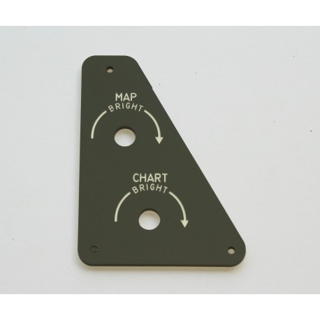 B737 Luces de mapa copiloto