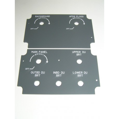 B737 Control de brillo de pantallas DBC (piloto)